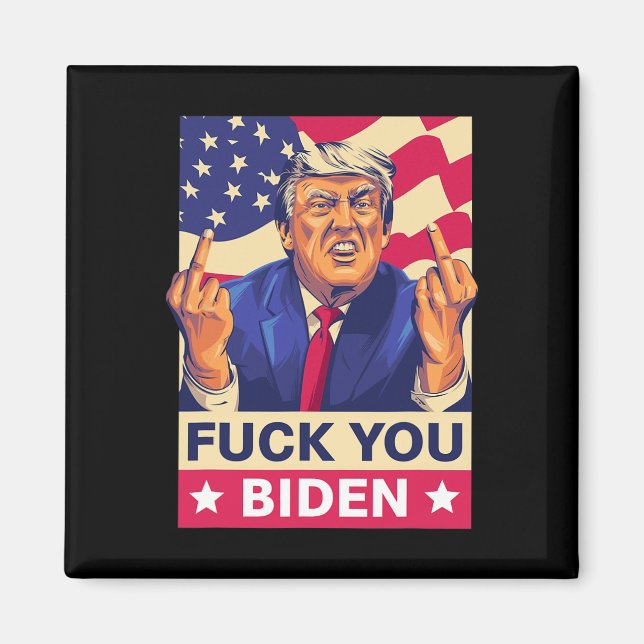 Íman F%ck Você Biden Engraçado Trump (Frente)