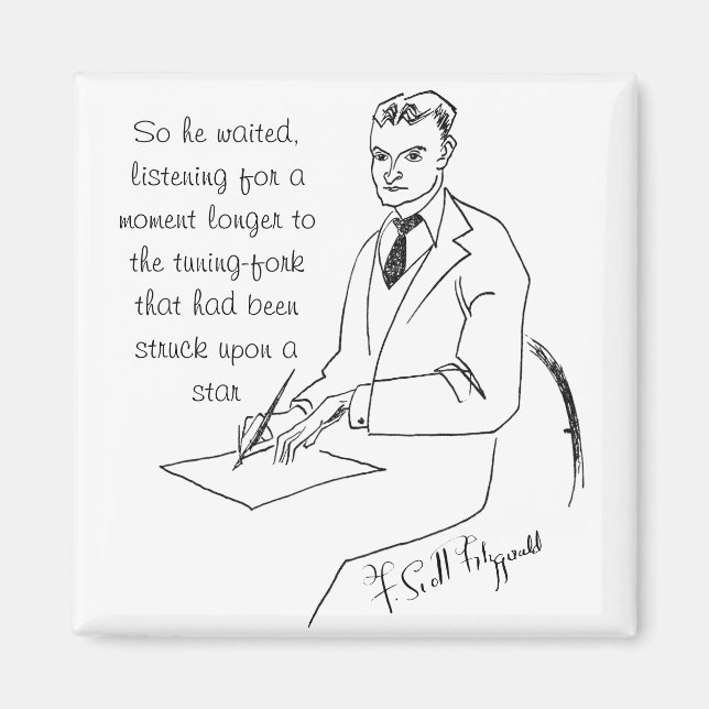 Íman F. Scott Fitzgerald (Frente)