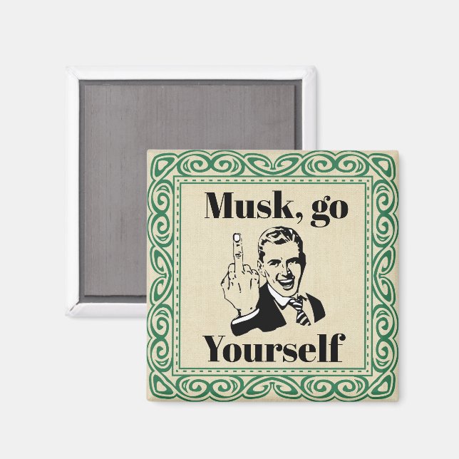 Íman F Você Musk Magnet (Front/Back)