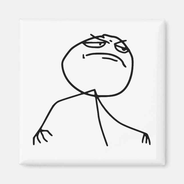 Íman F Yea Rage Face Meme (Frente)