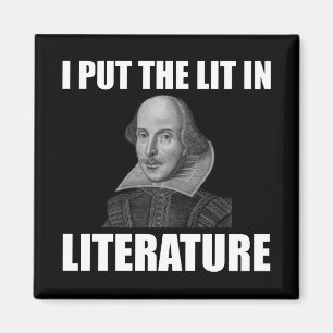 Íman Fã da literatura de Shakespeare engraçado