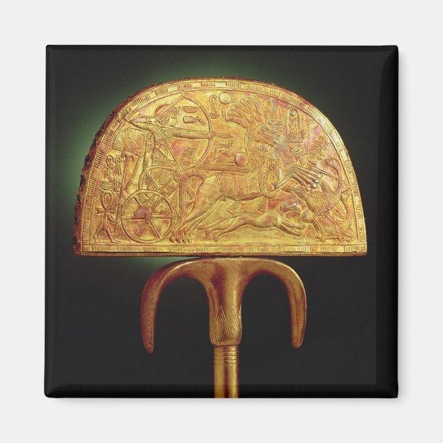 Íman Fã de aveia-avestruz, de Tutankhamun (Frente)