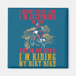 Íman Fã Extremo de Motocross Sonho do Piloto de Bicicle