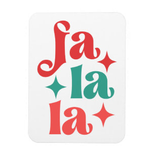 Íman Fa La La - Design de Tipografia Festiva Foliday