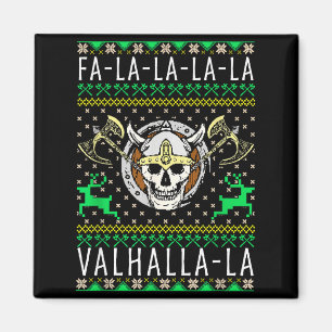 Íman Fa-la-la-la Valhalla-la Deus Viking Natal Feio