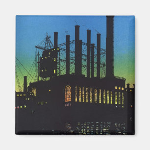 Íman Fábrica ao Pôr do Sol, Negócios Vintage