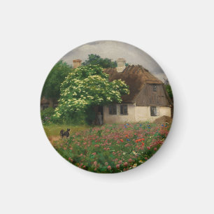 Íman Fábrica com Flores-Prados