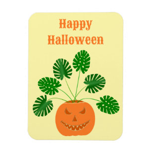 Íman Fábrica de Monstera do Halloween, Personalizada em