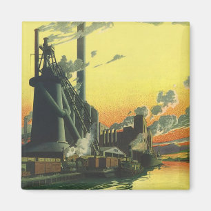 Íman Fábrica de Negócios Antiga, Fabricação em um Cais