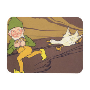 Íman Fábula Antiga da Gansa que Punha Ovos de Ouro de E