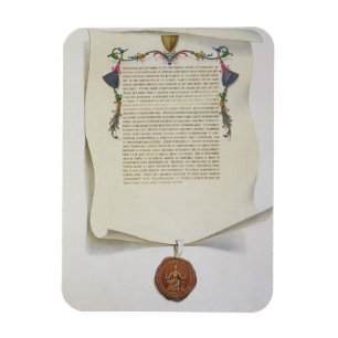 Íman Fac-simile a edição da Magna Carta, primeiros