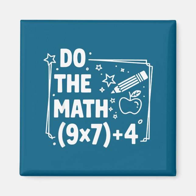 Íman Faça a Camisa Matemática 67 Meme Pemdas Elementar (Frente)