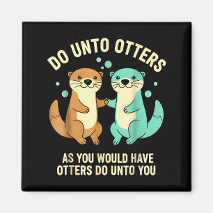 Íman Faça aos Otter Brincalhão Pun Otter Meninas Crianç