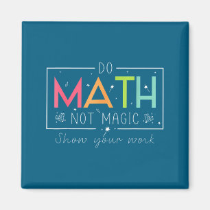 Íman Faça Matemática Divertida Não Matemática Mágica Pr
