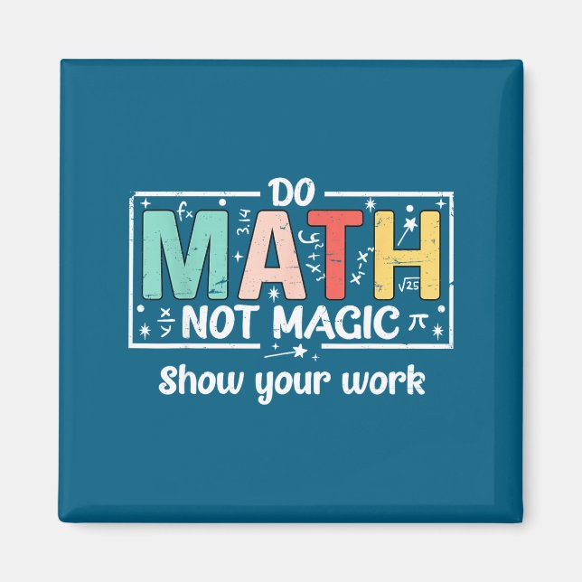 Íman Faça Matemática Divertida Não Professor de Matemát (Frente)