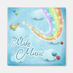 Íman Faça música, arte digital