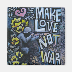 Íman Faça o amor, não guerra: Ímã da propaganda