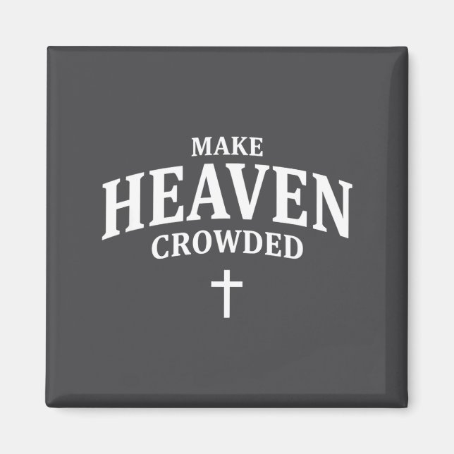 Íman Faça o Céu Lotado - Igreja da Fé Cristã & (Frente)