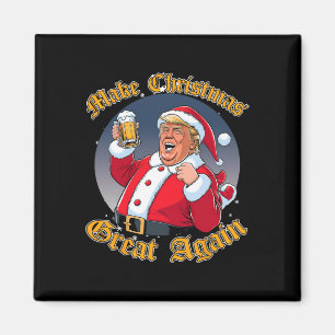 Íman Faça o Excelente de Natal de novo 2024 Trump Engra