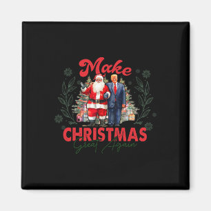Íman Faça o Natal Grande Novamente Funny Santa Trump 20
