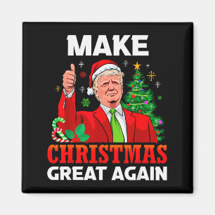Íman Faça o Natal Grande Novamente Papai Noel President