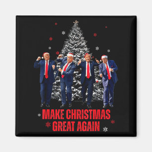 Íman Faça o Natal Grande Novamente Papai Noel Trump Dan