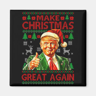 Íman Faça o Natal Grande Novamente Xmas Divertido Trump