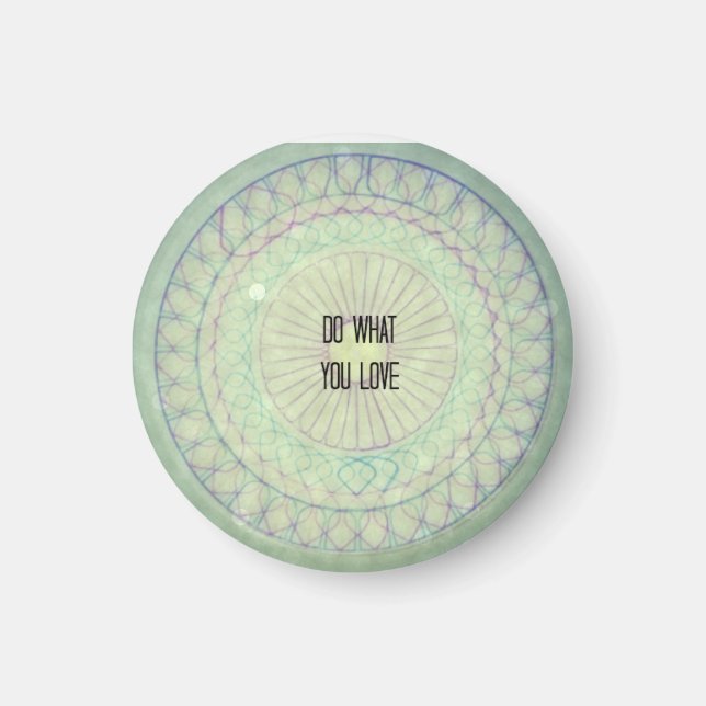 Íman Faça o que você ama MAGNET (Frente)