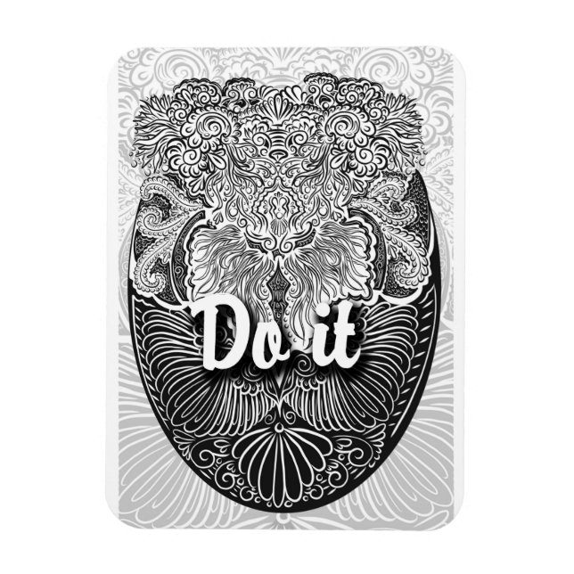 Íman Faça-o - uma citação positiva (Vertical)