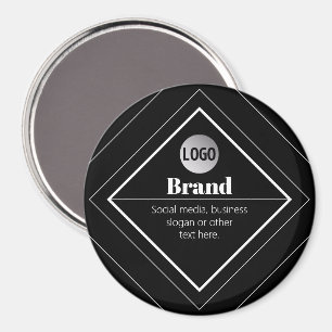 Íman Faça o Upload do Seu Logotipo e Design de Texto Pe