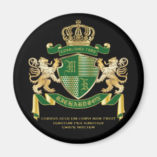 Íman Faça seu próprio Casaco de armas emblema de leã