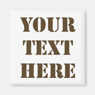 Íman Faça sua própria imã de geladeira