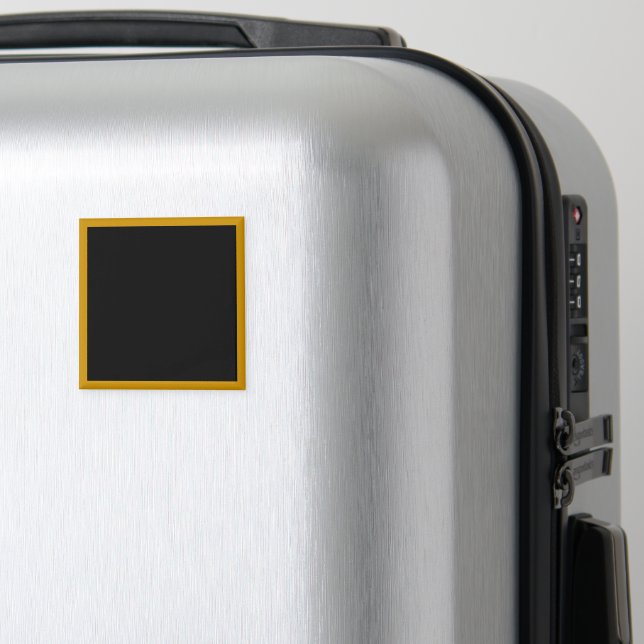Íman Faça você mesmo Adicionar imagem, texto ou logotip (In Situ (Luggage))