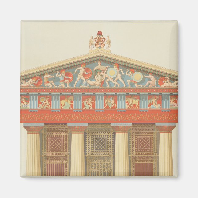 Íman Facade of the Temple of Júpiter at Aegina (323-27) (Frente)