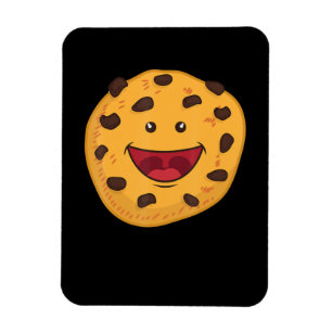 Íman Face Chip Cookie Chocolate Produto Halloween