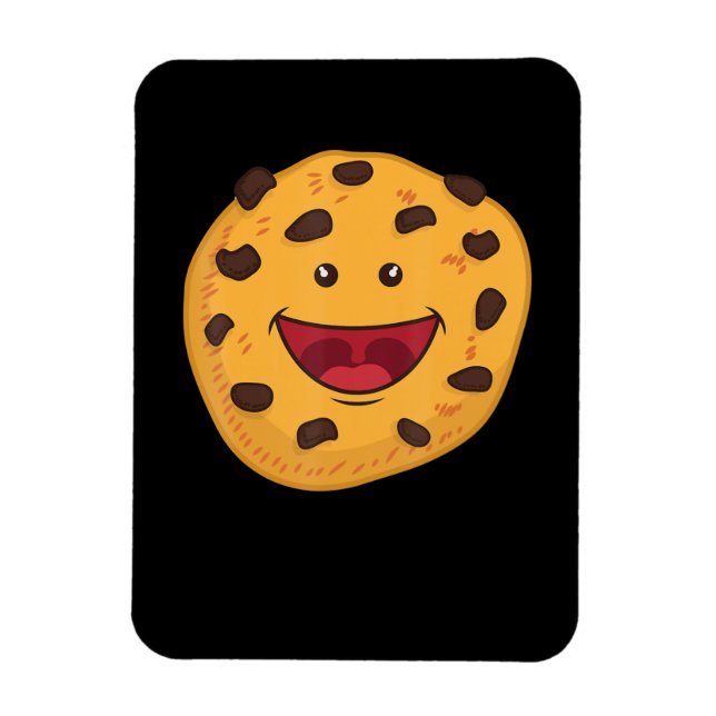 Íman Face Chip Cookie Chocolate | Produto Halloween (Vertical)