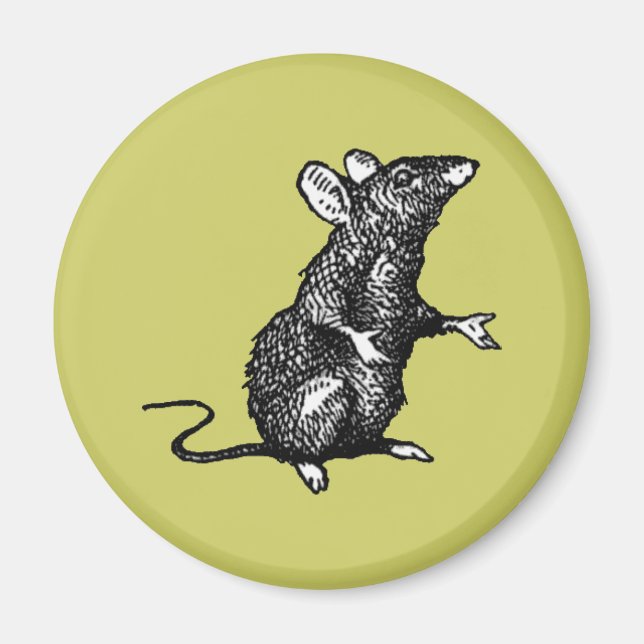 Íman "face rato" - Personalizada (Frente)
