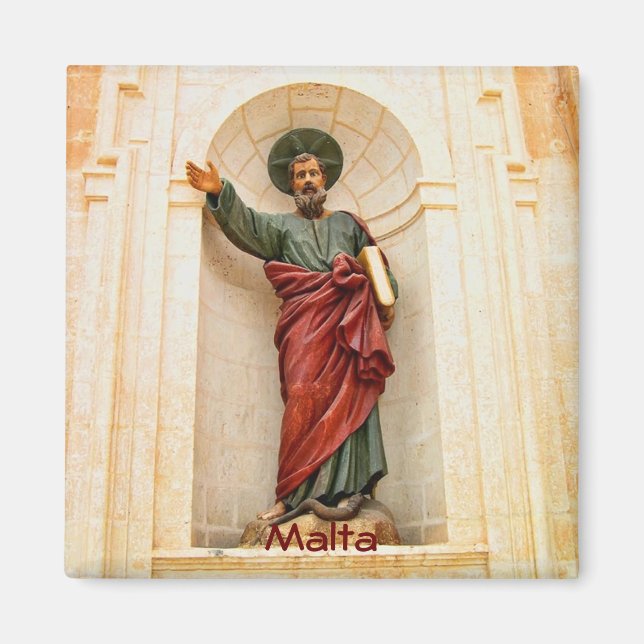 Íman Fachada da igreja em Malta (Frente)
