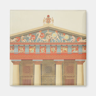 Íman Fachada do templo de Jupiter em Aegina (323-27