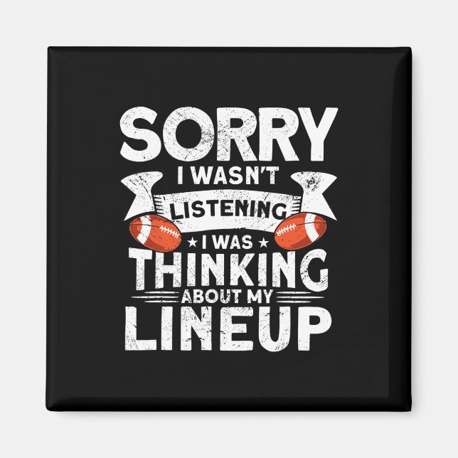 Íman Fácil Jogador De Fantasia De Futebol - Fantasia Fo (Frente)