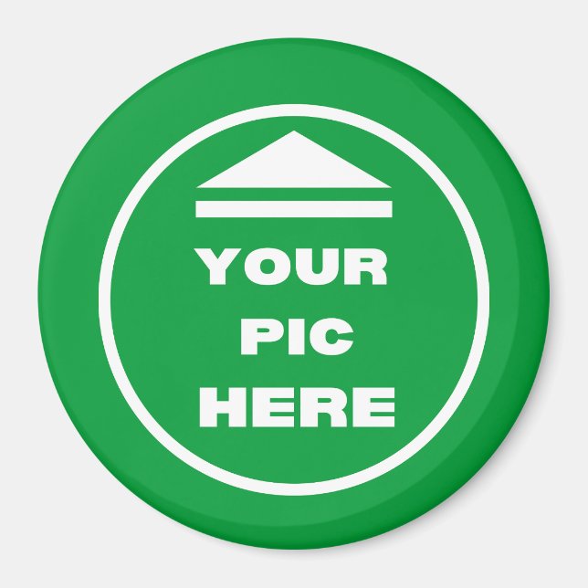 Íman FÁCIL! Magnet Redondo - Grande, 3 Polegadas - Pers (Frente)