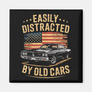 Íman Facilmente Distraído Por Velho Carro Clic Guy Engr