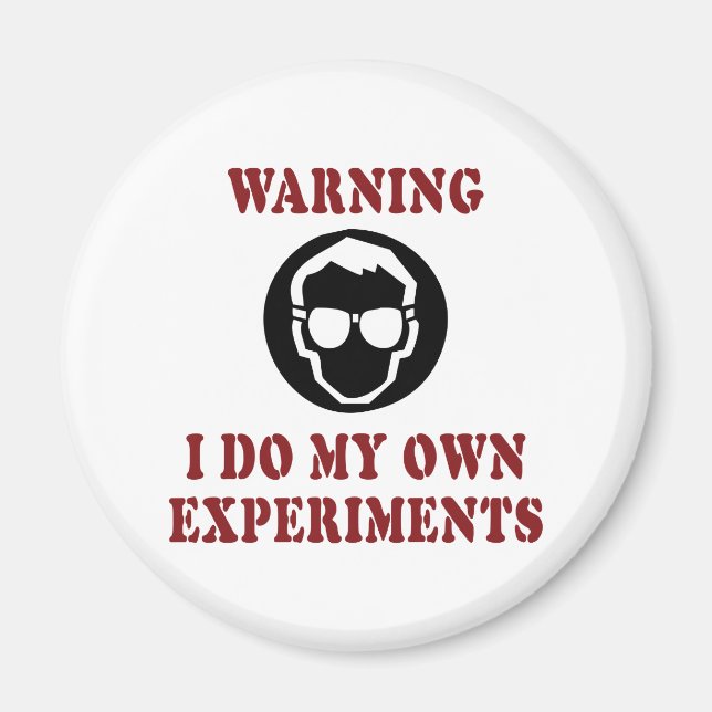 Íman Faço Meus Próprios Experimentos - Inventor Cientis (Frente)