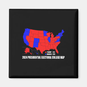 Íman Faculdade Eleitoral Presidencial Mapa EUA Trump Ha