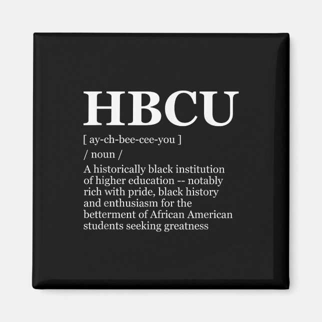 Íman Faculdades &amp; Universidades Hbcu Mês da Históri (Frente)