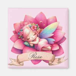 Íman Fada Adormecida Sonhos Doces Florais Caprichosos F