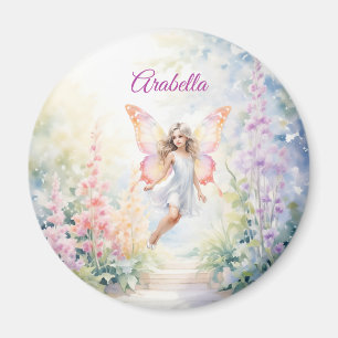 Íman Fada bonito de borboleta de Pastel em Jardim Flor