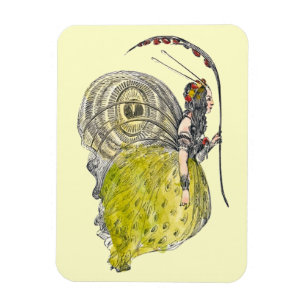 Íman Fada Borboleta Fantasia Fofa Vintage com Asas
