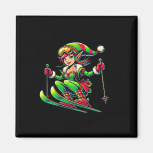 Íman Fada de Natal - Esqui de Snowboard de Natal