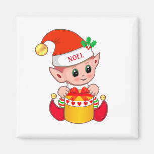 Íman Fada de Natal fofo e alegre